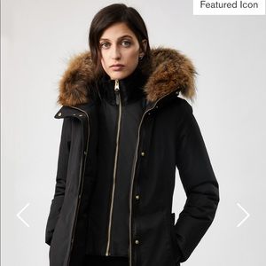 Mackage parka like new size s us 2-4